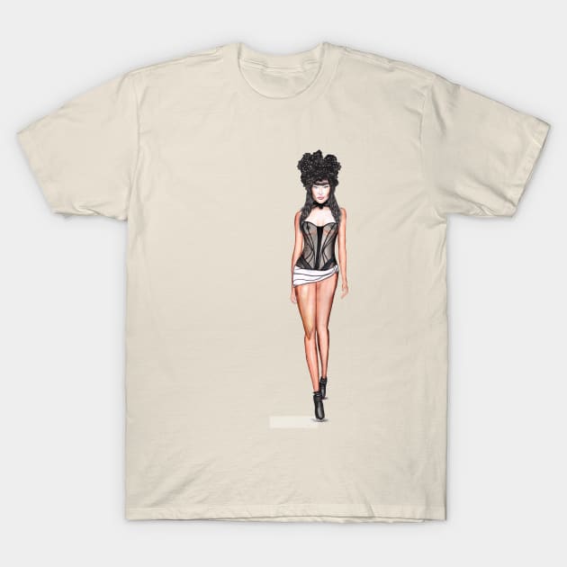 naomi campbell T-Shirt by shanu64